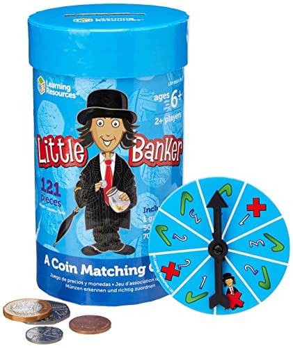 Learning Resources Little Banker Spiel Münzen zuordnen, Kinderspiele von Learning Resources