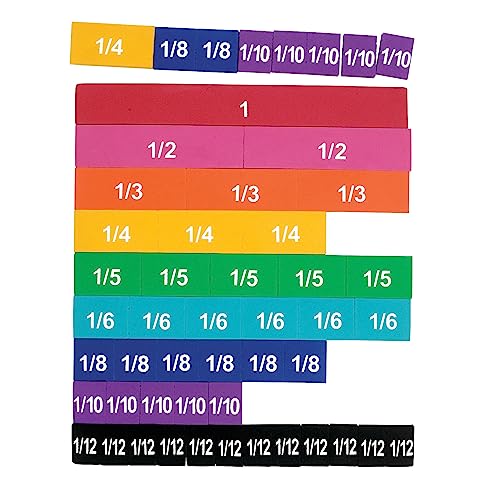 Learning Resources Magnetische Regenbogen-Bruchteile aus weichem Schaumstoff von Learning Resources