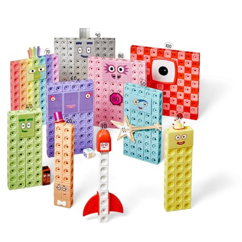 Learning Resources MathLink Cubes Numberblocks „Heroes with Zeroes“ Aktivitätsset, 616 Teile, ab 3 Jahren – Stellenwert & 10er-Reihe Learning Resources MathLink Cubes Numberblocks „Heroes with Zeroes“ Aktivitätsset, 616 Teile, ab 3 Jahren – Stellenwert & 10er-Reihe von Learning Resources