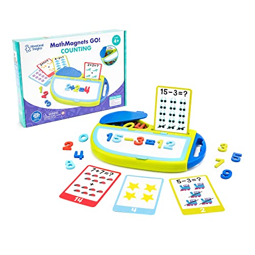 Learning Resources MathMagnets GO Aktivitätsset für Zählübungen, magnetische Zahlen für Kinder, Lernspielzeug, Zählspielzeug und Mathematik-Lernmaterial, Zählen für Vorschulkinder, 73-teilig, 3+ von Educational Insights