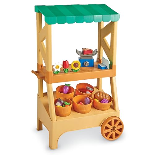 Learning Resources Mein erster Farmstand Rollenspiel‑Marktstand aus Holz, 27 Teile Obst & Gemüse – Bauernhofspiel ab 2 Jahren Learning Resources Mein erster Farmstand Rollenspiel‑Marktstand aus Holz, 27 Teile Obst & Gemüse – Bauernhofspiel ab 2 Jahren von Learning Resources