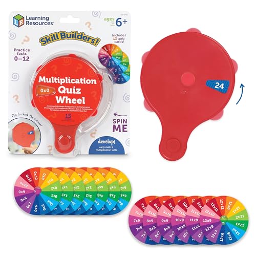 Learning Resources Multiplikations-Quizrad LER3792, Einmaleins-Lernrad Für Kinder, 0–12 Malreihen, Mathetrainer Ab 7 Jahren, Grundschule, Klasse 2–4 Learning Resources Multiplikations-Quizrad LER3792, Einmaleins-Lernrad Für Kinder, 0–12 Malreihen, Mathetrainer Ab 7 Jahren, Grundschule, Klasse 2–4 von Learning Resources