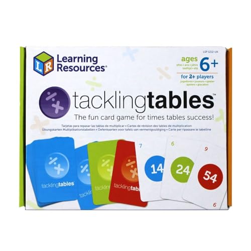 Learning Resources Multiplikationskarten „Tackling Tables“ – Schülerset Learning Resources Multiplikationskarten „Tackling Tables“ – Schülerset von Learning Resources