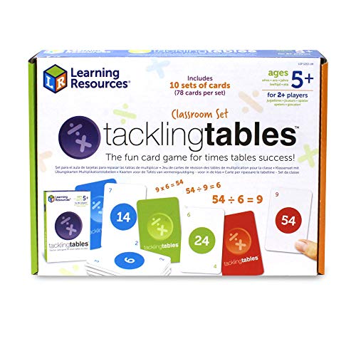Learning Resources Multiplikationskarten „Tackling Tables“ – Unterrichtsset von Learning Resources