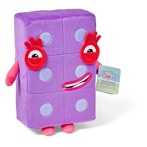 Learning Resources Numberblock Sechs Kuscheltier, Original Kuscheltier-Kollektion aus der TV-Serie, Kuscheliges und Lernspielzeug, Groß, Geschenk für Jungen und Mädchen ab 18 Monaten, 2 3 + Jahre Learning Resources Numberblock Sechs Kuscheltier, Original Kuscheltier-Kollektion aus der TV-Serie, Kuscheliges und Lernspielzeug, Groß, Geschenk für Jungen und Mädchen ab 18 Monaten, 2 3 + Jahre von Learning Resources