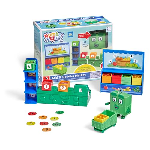 Learning Resources Numberblock Vier, Lebensmittelgeschäft, Registrierkasse, Einkaufswagen, Zahlen und Zählen Lernen, Lernspielzeug, Geschenk für Jungen und Mädchen im Alter von 3, 4, 5+ Jahren Learning Resources Numberblock Vier, Lebensmittelgeschäft, Registrierkasse, Einkaufswagen, Zahlen und Zählen Lernen, Lernspielzeug, Geschenk für Jungen und Mädchen im Alter von 3, 4, 5+ Jahren von Learning Resources