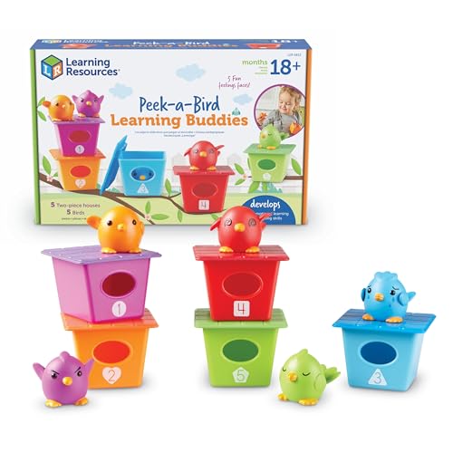 Learning Resources Peek-a-Bird Lernfreunde, Kleinkinder-Aktivitäten, Lernspielzeugset, Farbenlernspielzeug, 15 Teile, ab 18 Monaten Learning Resources Peek-a-Bird Lernfreunde, Kleinkinder-Aktivitäten, Lernspielzeugset, Farbenlernspielzeug, 15 Teile, ab 18 Monaten von Learning Resources