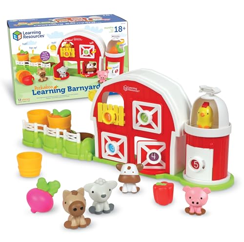 Learning Resources Guckguck Bauernhof-Spielset, Alter ab 18 Monaten, Bauernhof-Spielzeug für Kleinkinder, fantasievolles Spielset, Spielzeug für 2-jährige Jungen oder Mädchen Learning Resources Guckguck Bauernhof-Spielset, Alter ab 18 Monaten, Bauernhof-Spielzeug für Kleinkinder, fantasievolles Spielset, Spielzeug für 2-jährige Jungen oder Mädchen von Learning Resources