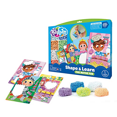 Learning Resources Playfoam Shape & Learn Figurenkarten, Tastsinn-Spielzeug, Geschenk für Vorschulkinder, Spielzeug für Dreijährige, Ab 3 Jahren von Educational Insights