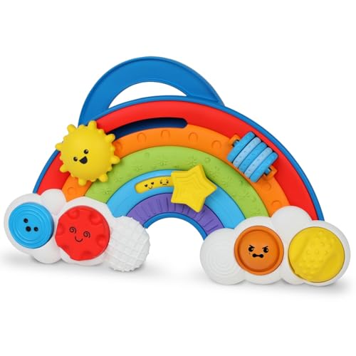 Learning Resources Regenbogen-Beschäftigungsbrett, sensorisches Lernspielzeug ab 18 Monaten, fördert Feinmotorik & Sinneserfahrung, 1 Stück Learning Resources Regenbogen-Beschäftigungsbrett, sensorisches Lernspielzeug ab 18 Monaten, fördert Feinmotorik & Sinneserfahrung, 1 Stück von Learning Resources