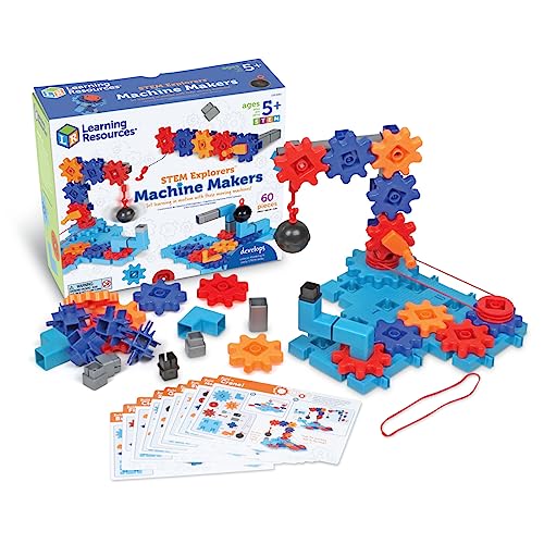 Learning Resources STEM Explorers Maschinenbauer, 50-teilig, ab 5 Jahren, Mint-Spielzeug, Mint-Bauspielzeug, Mint-Baukästen, Technikspielzeug, Spielzeug zum Selberbauen Learning Resources STEM Explorers Maschinenbauer, 50-teilig, ab 5 Jahren, Mint-Spielzeug, Mint-Bauspielzeug, Mint-Baukästen, Technikspielzeug, Spielzeug zum Selberbauen von Learning Resources