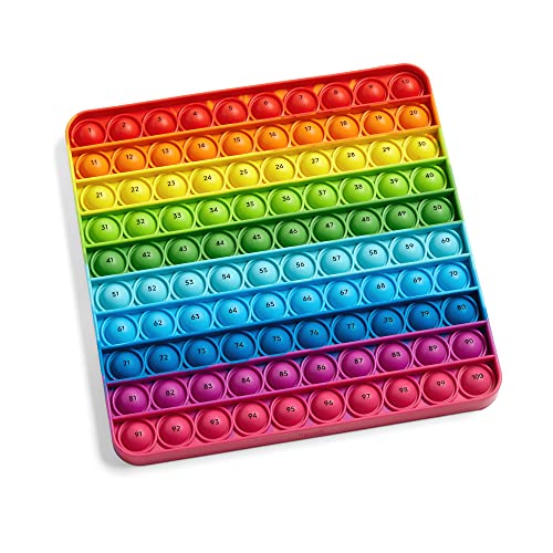 Learning Resources Sensorik-Poppit Hunderter-Zahlenbrett, drücken und zählen, Stressabbau-Spielzeug zum Eindrücken, Multiplikationstraining, Feinmotorik-Spielzeug, Konzentrationsspielzeug für Kinder Learning Resources Sensorik-Poppit Hunderter-Zahlenbrett, drücken und zählen, Stressabbau-Spielzeug zum Eindrücken, Multiplikationstraining, Feinmotorik-Spielzeug, Konzentrationsspielzeug für Kinder von hand2mind