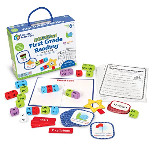Learning Resources Skill Builders! 1st Grade Reading, Homeschool, Curriculum First Grade, Learning Games, First Grade, Learning Materials, 88 Pieces, Age 6+ von Learning Resources