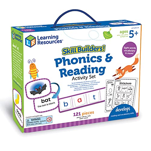 Learning Resources Skill Builders! Aktivitätsset Lautbildung und Lesen, mit Aktivitäten zum Aufbau von Lese- und Wortschatzkenntnissen, Buchstaben, Laute, Sichtwörter, Lesen für Kinder ab 5 Jahren Learning Resources Skill Builders! Aktivitätsset Lautbildung und Lesen, mit Aktivitäten zum Aufbau von Lese- und Wortschatzkenntnissen, Buchstaben, Laute, Sichtwörter, Lesen für Kinder ab 5 Jahren von Learning Resources