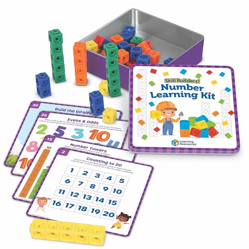 Learning Resources Skill Builders! Zahlenlernset, 71-teiliges Set – Vorschul-Lernaktivitäten, Manipulative für Kinder, Geschenke für Kinder ab 4 Jahren Learning Resources Skill Builders! Zahlenlernset, 71-teiliges Set – Vorschul-Lernaktivitäten, Manipulative für Kinder, Geschenke für Kinder ab 4 Jahren von Learning Resources