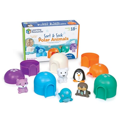 Learning Resources Sortieren & Suchen-Set – Tiere der Polarmeere, Kleinkind-Aktivitäten, Lernspielzeug, Lernspielzeugset, Farbentraining-Spielzeug, 15 Teile, ab 18 Monaten Learning Resources Sortieren & Suchen-Set – Tiere der Polarmeere, Kleinkind-Aktivitäten, Lernspielzeug, Lernspielzeugset, Farbentraining-Spielzeug, 15 Teile, ab 18 Monaten von Learning Resources