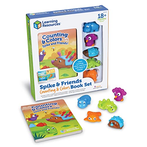 Learning Resources Spike und Seine Freunde, Spiel- und Buchset Zählen und Farben, Kleinkind-Aktivitäten, Lernspielzeugset, Farbentraining-Spielzeug, 6-teilig, ab 18 Monaten Learning Resources Spike und Seine Freunde, Spiel- und Buchset Zählen und Farben, Kleinkind-Aktivitäten, Lernspielzeugset, Farbentraining-Spielzeug, 6-teilig, ab 18 Monaten von Learning Resources