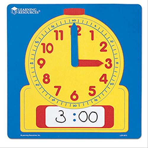 Learning Resources Write & Wipe Demonstration Clock von Learning Resources