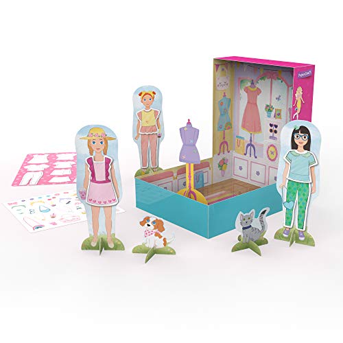 Learning Resources PaperCraft Sweet Boutique, Papierpuppen, Mode Boutique Spielzeug, Kinder Papier Spielset, ab 3 Jahren von Learning Resources