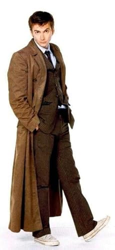 Leather Verse Doctor Coat Trenchcoat Kostüm Dr. Who Collection 2XS-4XL, Marineblau – Wolle, L Leather Verse Doctor Coat Trenchcoat Kostüm Dr. Who Collection 2XS-4XL, Marineblau – Wolle, L von Leather Verse