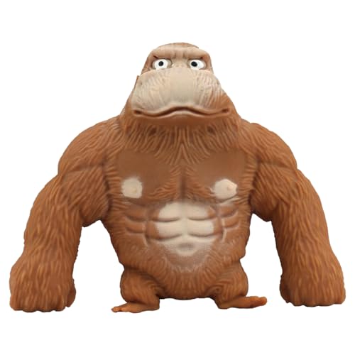 Gorilla Stressabbau Spielzeug, Gorilla Squeeze Toy, Squishy Monkey, Reizbarkeits Gorilla Spielzeug, braun Anti-Angst-Reizbarkeits-Gorilla-Spielzeug, Weich, Unterhaltung und Dekompression (Gorillas) von Lebenistgut