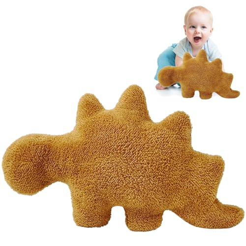 Lebenistgut Dino-Nugget-Kissen, Dino Chicken Nugget Dinosaurier Plüschtier, Dinosaurier Nugget Plüschtier, Kissen Geburtstagsgeschenke für Kinder Zimmerdekoration (Stegosaurus) von Lebenistgut