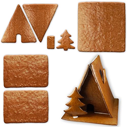 Lebkuchenhaus Bausatz - Größe XL - ca. 36x37x36 cm | Lebkuchen Knusperhäuschen zum selber Bauen & verzieren mit Zuckerguss - Basteln mit Kindern zur Weihnachtszeit DIY von Lebkuchen Welt von Lebkuchenwelt