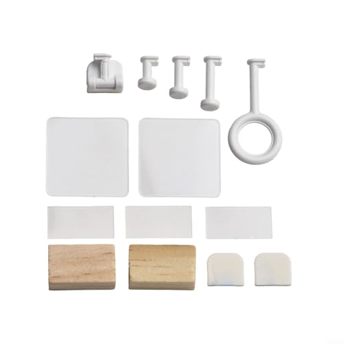 Anpassungsfähiger Fingerroboter Smart Switch Pusher Kit enthält 5 Werkzeugköpfe und starkes Klebeband zur sicheren Befestigung von Lecreatekit
