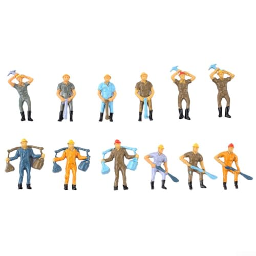Lecreatekit Workers Figuren, O Scale Figure Set Painted Miniatures Railway Workers With Realistic Details For Landscape Models Lecreatekit Workers Figuren, O Scale Figure Set Painted Miniatures Railway Workers With Realistic Details For Landscape Models von Lecreatekit