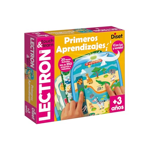 Diset Lectron Touch, über 20 Lernthemen, Lernspielzeug für Kinder ab 3 Jahren von Diset