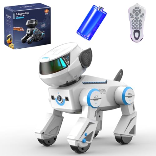 Ledovan Roboter Hund Kinder Ferngesteuerter Spielzeug, Interaktiver Anfassen Roboterhund für Kinder 3-12 Jahren Geschenke,Intelligenter Singen und Tanzen Programmierung Handstand-Liegestütze (Weiß) Ledovan Roboter Hund Kinder Ferngesteuerter Spielzeug, Interaktiver Anfassen Roboterhund für Kinder 3-12 Jahren Geschenke,Intelligenter Singen und Tanzen Programmierung Handstand-Liegestütze (Weiß) von Ledovan