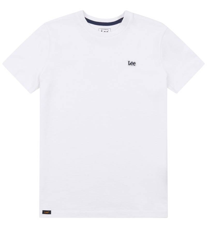 Lee T-Shirt - Aufnäher - Bright White - Lee - 14-15 Jahre (164-170) - T-Shirts von Lee