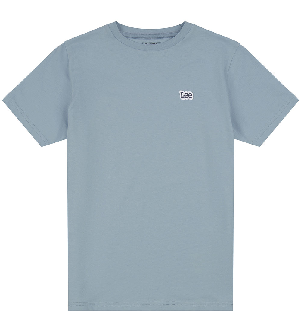 Lee T-Shirt - Aufnäher - Verwaschener Denim - Lee - 9-10 Jahre (134-140) - T-Shirts von Lee