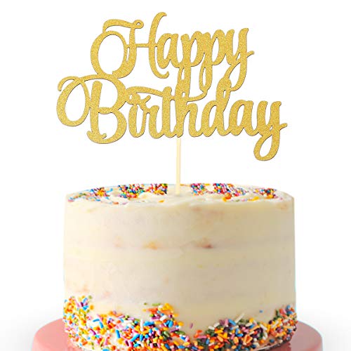Goldene "Happy Birthday"-Kuchenaufsatz – Baby Smash-Kuchenaufsatz, neues für Fotokabinen-Requisiten, Glitzer-Kuchendekorationszubehör, glitzernde Babyparty-Dekorationen, das Schild Happy Birthday Goldene "Happy Birthday"-Kuchenaufsatz – Baby Smash-Kuchenaufsatz, neues für Fotokabinen-Requisiten, Glitzer-Kuchendekorationszubehör, glitzernde Babyparty-Dekorationen, das Schild Happy Birthday von LeeLeeAn