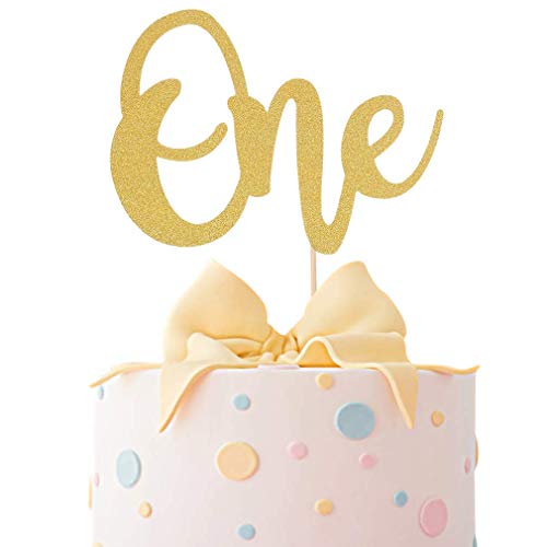 Baby-Kuchenaufsatz zum 1. Geburtstag, einseitiger goldfarbener Glitzer, Tortenaufsatz für den ersten Hochzeitstag, für Fotoautomaten-Requisiten, Party-Kuchenzerschlag-Dekorations-Zubehör (1. Baby-Kuchenaufsatz zum 1. Geburtstag, einseitiger goldfarbener Glitzer, Tortenaufsatz für den ersten Hochzeitstag, für Fotoautomaten-Requisiten, Party-Kuchenzerschlag-Dekorations-Zubehör (1. von LeeLeeAn