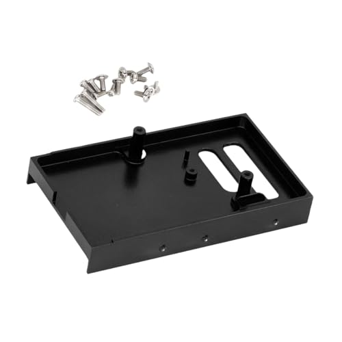 LeeQinersw 1:12 RC -Auto Fester Lagerstrahl, Leiterplattenmontageklasse, Circuit Board -Befestigungssitz für MN99S MN98, Schwarz von LeeQinersw