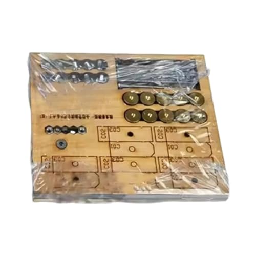 LeeQinersw 10 Stück Modellschiff Plankenklammern Holz Metall Spannwerkzeug Kit mit Langer Reichweite für Effizienten Schiffsrumpf BAU für Bastler Modellbau Fans, 21 Mm von LeeQinersw