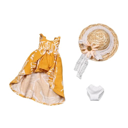 LeeQinersw 3 Stück 1:6 Kleid und Hut Unterhose, handgemachte Puppenkleidung fürfür 30cm Puppenmodell Anziehsachen LeeQinersw 3 Stück 1:6 Kleid und Hut Unterhose, handgemachte Puppenkleidung fürfür 30cm Puppenmodell Anziehsachen von LeeQinersw