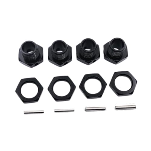 LeeQinersw 4 Stück RC Car Hex Wheel -Radnaben Antriebsadapter Ersatz 1/8 Skala -Rad -Hex -Adapter, Schwarz LeeQinersw 4 Stück RC Car Hex Wheel -Radnaben Antriebsadapter Ersatz 1/8 Skala -Rad -Hex -Adapter, Schwarz von LeeQinersw