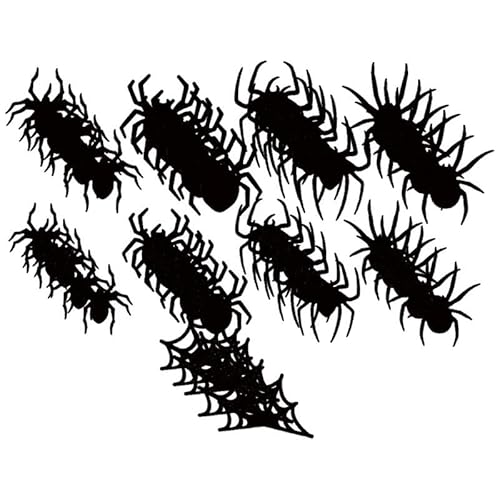 LeeQinersw 45 Stück Wandaufkleber Halloween 3D Fenstersticker PVC mit Beleuchtetem Effekt für Gruselige Wandgestaltung für Party Büro Tür Wohnbereich, 45 Stück von LeeQinersw