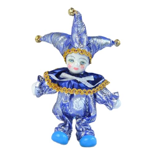 LeeQinersw 7,48 Zoll Porzellan Clown Puppe Puppe für Kunsthandwerk Geschenk Festival LeeQinersw 7,48 Zoll Porzellan Clown Puppe Puppe für Kunsthandwerk Geschenk Festival von LeeQinersw