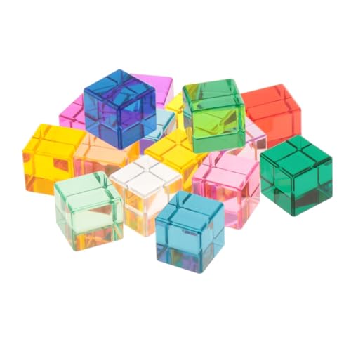 LeeQinersw Acryl GEM Stapeln Blöcke Pädagogisches Vorschule Lernen Würfel BAU LeeQinersw Acryl GEM Stapeln Blöcke Pädagogisches Vorschule Lernen Würfel BAU von LeeQinersw