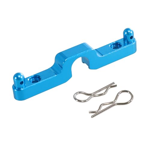 LeeQinersw Aluminiumlegierung Heckkörpersäule RC verbessertes Zubehör leicht zu ersetzen Heckstaubabdeckungshalter für 14302 1/14 14301 14303, Blau von LeeQinersw