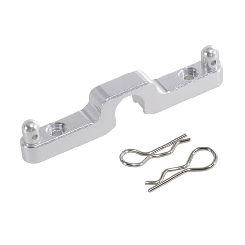 LeeQinersw Aluminiumlegierung Heckkörpersäule RC verbessertes Zubehör leicht zu ersetzen Heckstaubabdeckungshalter für 14302 1/14 14301 14303, Silber LeeQinersw Aluminiumlegierung Heckkörpersäule RC verbessertes Zubehör leicht zu ersetzen Heckstaubabdeckungshalter für 14302 1/14 14301 14303, Silber von LeeQinersw