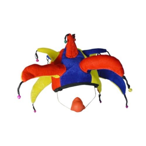 LeeQinersw Clownhut Kostümzubehör Halloween Dekoration Kopfbedeckung Kappe für Karneval Bühnenauftritt LeeQinersw Clownhut Kostümzubehör Halloween Dekoration Kopfbedeckung Kappe für Karneval Bühnenauftritt von LeeQinersw