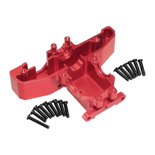 LeeQinersw Differential -Gehäuseabdeckung RC -Auto Teil RC Autospielzeugmodifikationsmodell Reparatur Teil DIY -Zubehör 1:14 RC -Auto Heckgetriebe, Rot von LeeQinersw