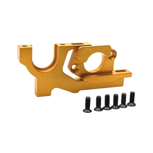 LeeQinersw Einstellbarer Motormontage RC Car Upgrade Accessoires Motor Rahmen für 1/10 104001, Gold LeeQinersw Einstellbarer Motormontage RC Car Upgrade Accessoires Motor Rahmen für 1/10 104001, Gold von LeeQinersw