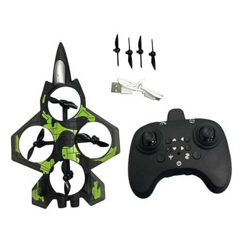 LeeQinersw Ferngesteuertes Flugzeug Kampfjet Spielzeug Flugmodell mit 360 Grad Drehfunktion Und Heller Beleuchtung Als Geburtstagsgeschenk für Kinder Jun, Doppelbatterie LeeQinersw Ferngesteuertes Flugzeug Kampfjet Spielzeug Flugmodell mit 360 Grad Drehfunktion Und Heller Beleuchtung Als Geburtstagsgeschenk für Kinder Jun, Doppelbatterie von LeeQinersw