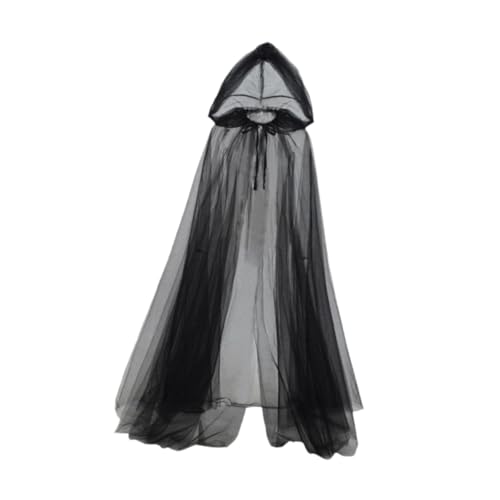 LeeQinersw Halloween Hexenumhang Kapuze Kostüm Halloween Cosplay Kostüm für Frauen Männer von LeeQinersw