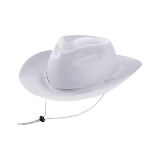 LeeQinersw Kinder Western Cowboyhut Sonnenschutzhut für Party Geburtstagsgeschenk, Weiß LeeQinersw Kinder Western Cowboyhut Sonnenschutzhut für Party Geburtstagsgeschenk, Weiß von LeeQinersw